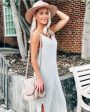 Lush Heathered Tank Top Side Slit Dress- Size S Discount