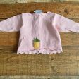 Little English Pink Crochet Pineapple Cardigan Sweater- Size 6M Online Sale