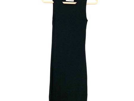 Tomsware Black Sleeveless Midi Dress- Size S Fashion