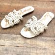 Sam Edelman Ivory Bay Pearl Stud Embellished Sandals- Size 6.5 (See Notes) Online Sale