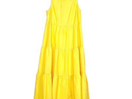 A New Day Yellow Textured Tank Dress- Size XS Online Sale