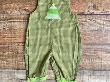 No Brand Green Gingham Christmas Tree Outfit- Size 9M Hot on Sale