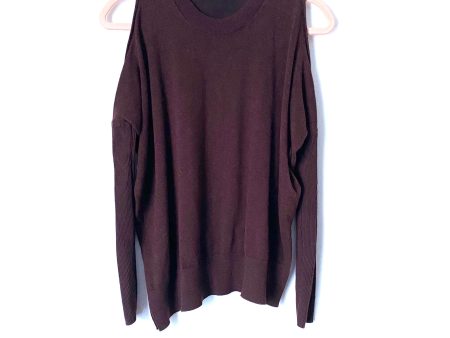 ALLSAINTS Purple Cold Shoulder Sweater- Size XS Online Hot Sale