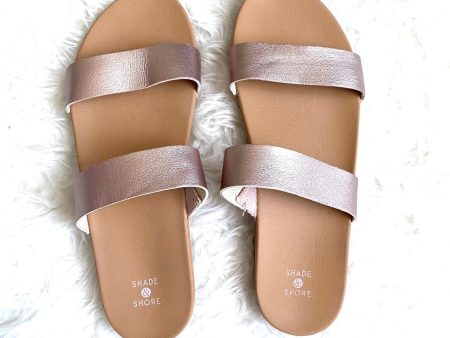 Shade & Shore Double Strap Sandals- Size 10 Hot on Sale