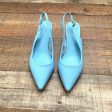 ASOS Blue Slingback Ball Heel Sandals- Size 6 (fit like an 8) Online now