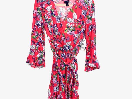 Scoop Floral Ruffle Belted Romper NWT- Size S (4-6) Fashion