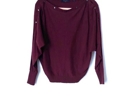 ALLSAINTS Snap Detail Dolman Sleeve Sweater- Size S (Jana) Online Hot Sale