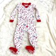 Burt s Bees Baby Heart Zipper Footie Pajamas- Size 18 M (Julie) on Sale