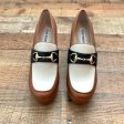 Steve Madden Cognac White Black Platform Loafers- Size 7 (See Notes) Supply