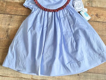 The Bailey Boys Chambray Dress with Plaid Float NWT- Size 18M Online now