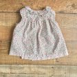 Little English Micro Floral Button Back Top- Size 18M Online