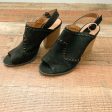 Qupid Black Sling Back Shoes- Size 6.5 Supply