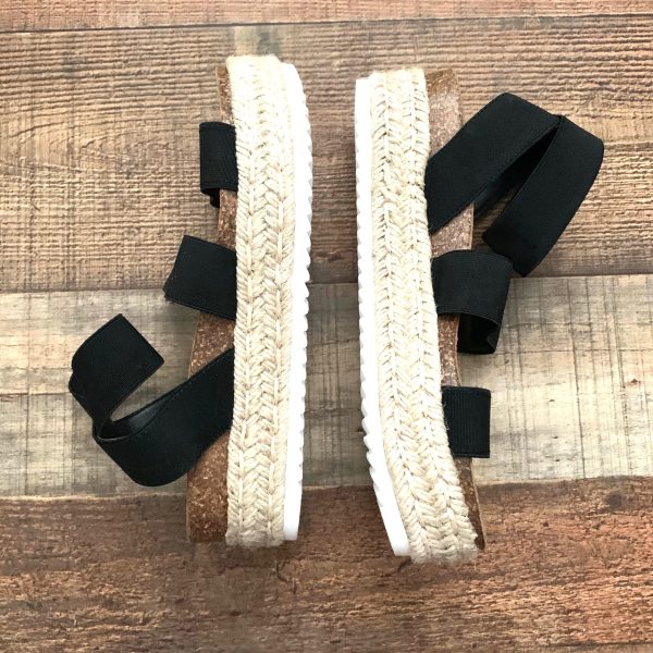 Steve Madden Black Kimmie Sandals- Size ~7 (See Notes) For Cheap