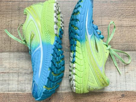 Brooks Ghost 7 Green and Blue Ombre Running Shoes- Size 7.5 (GREAT CONDITION) For Cheap