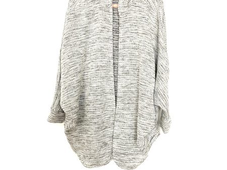 Chris & Carol Heathered Dolman Sleeve Round Hem Hooded Cardigan- Size S For Discount