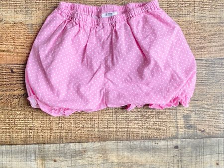 No Brand Pink Polka Dot Bloomer Shorts- Size 24M For Discount