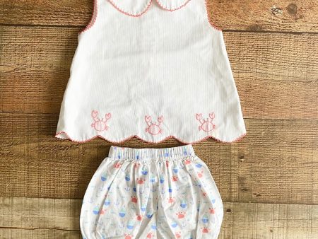 Shrimp & Grits Crab Outfit- Size 12M (see notes) Online Hot Sale