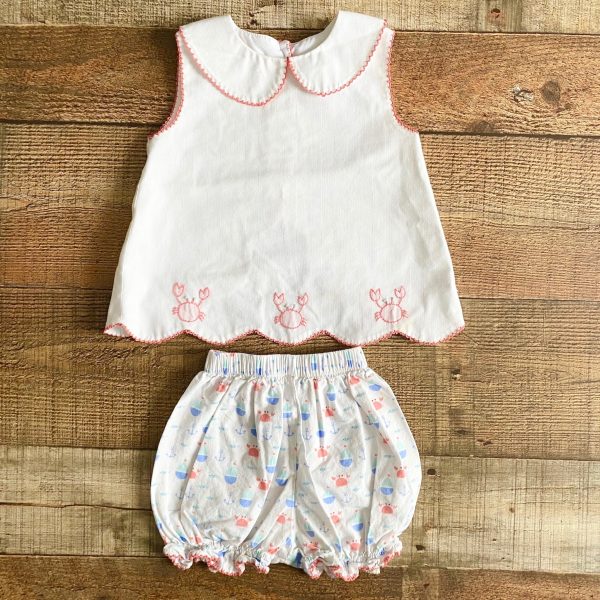 Shrimp & Grits Crab Outfit- Size 12M (see notes) Online Hot Sale