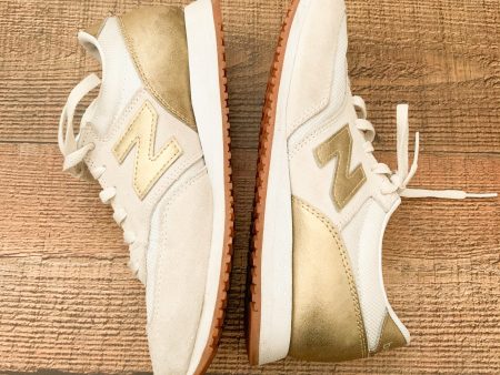 New Balance 373 Moonbeam Gold Suede Sneakers- Size 7 (See Notes) For Cheap